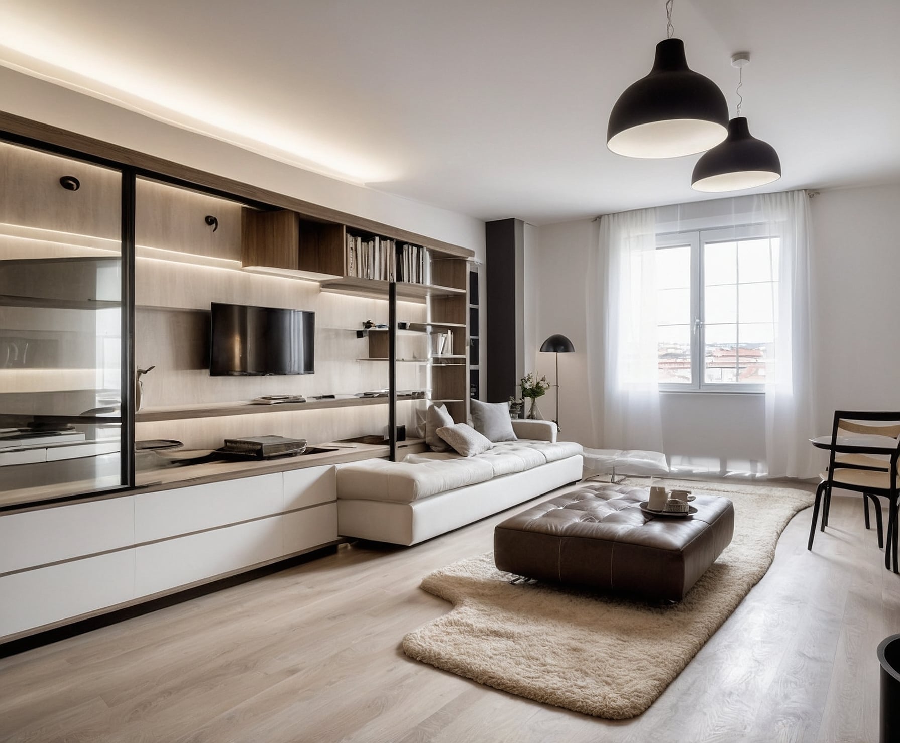 Renovación de vivienda urbana con diseño moderno.